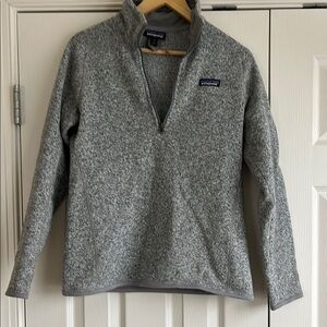 Patagonia Better Sweater 1/4 Zip Grey Size Medium